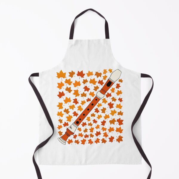 Item preview, Fall Recorder With Leaves, Music Teacher Musician Autumn designed and sold by doodlerob.