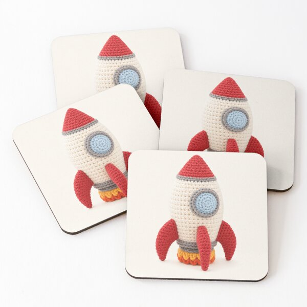 Item preview, Cute Crochet Rocket Yarn Art designed and sold by Rob Hopper | RoboRob001.