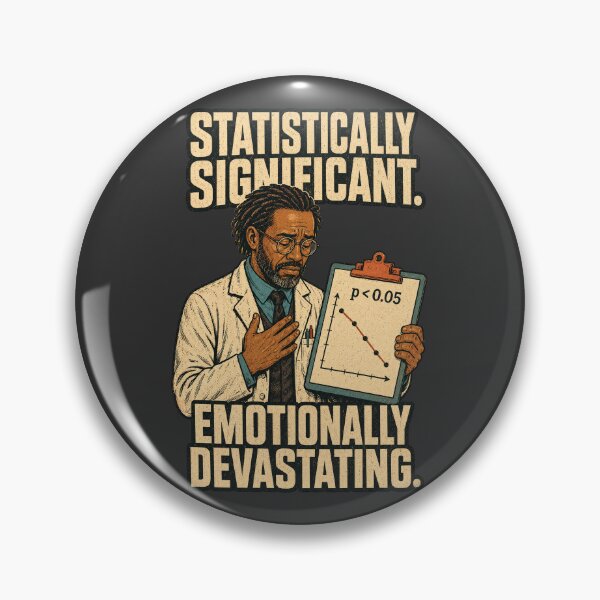 Item preview, Statistically Significant, Emotionally Devastating – Science Humor designed and sold by Little Chookcha.
