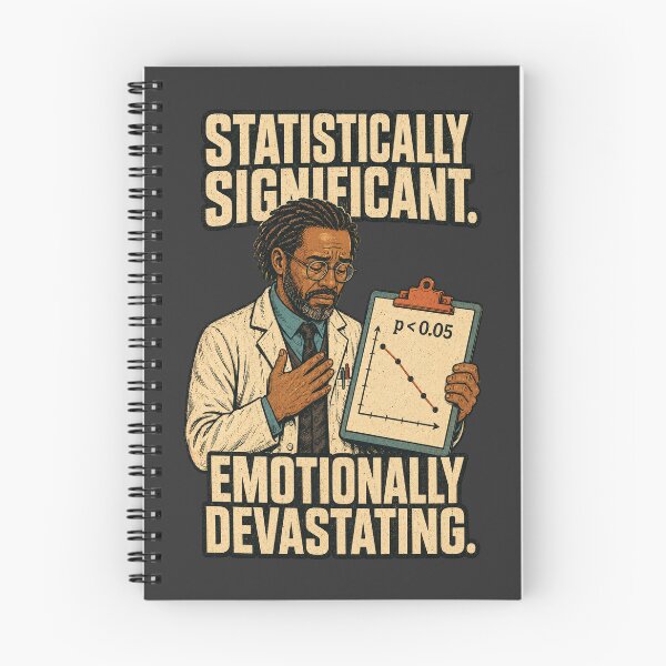 Item preview, Statistically Significant, Emotionally Devastating – Science Humor designed and sold by Little Chookcha.