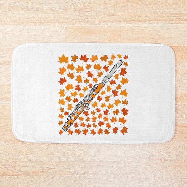 Item preview, Fall Piccolo With Leaves, Flutist Musician Autumn designed and sold by doodlerob.