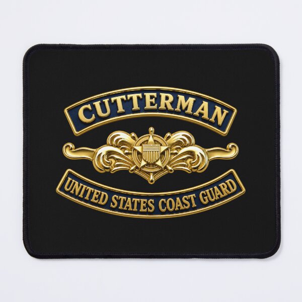 Item preview, USCG - Cutterman - Officer w txt - 3D - Enhanced designed and sold by Military Insignia Products.