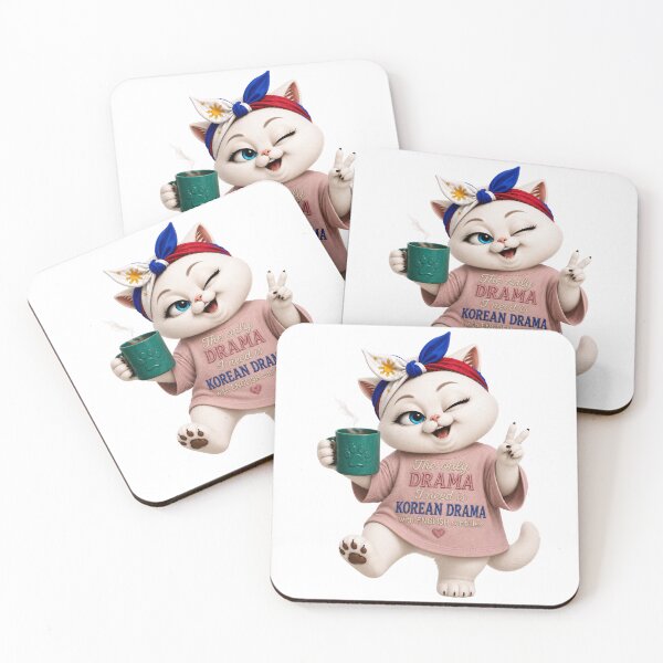 Item preview, The only drama I need is Korean Drama with English subtitles cat designed and sold by SHARAMDARA.