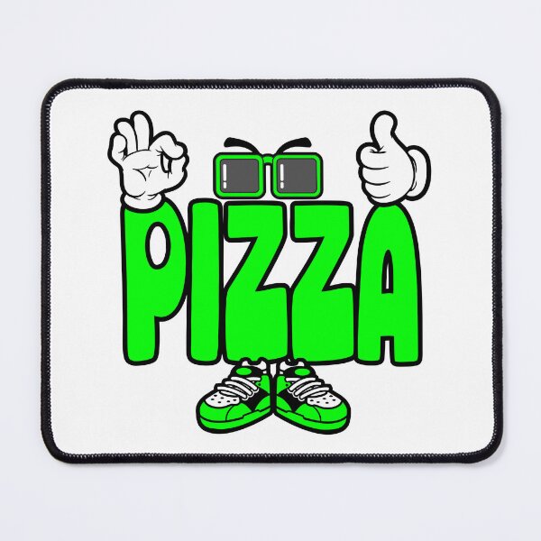 Item preview, Pizza - FOOD design Character Bold Retro designed and sold by NFTWords.