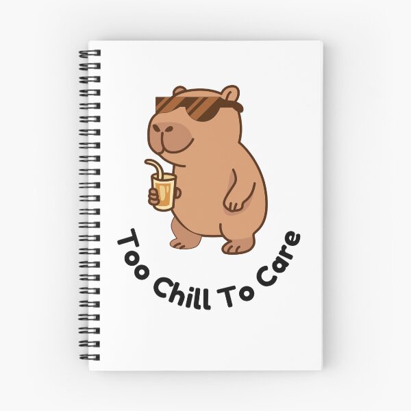 Artikelvorschau, Zu gelassen, um sich darum zu kümmern Capybara entworfen und verkauft von annaartuk.
