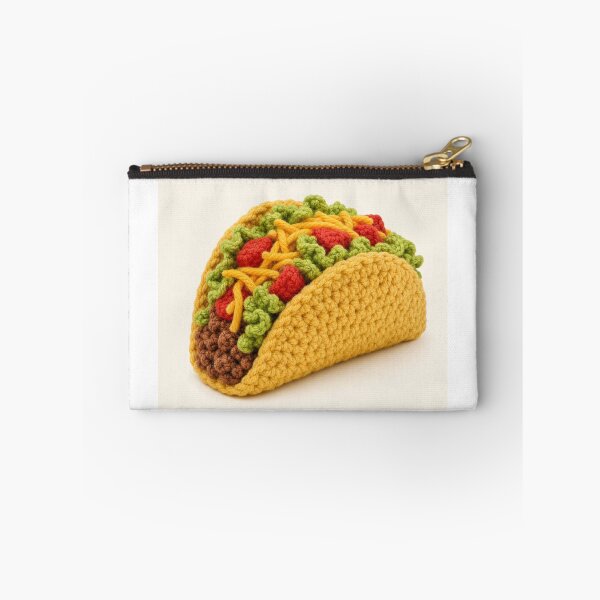 Item preview, Cute Crochet Taco Yarn Art designed and sold by Rob Hopper | RoboRob001.