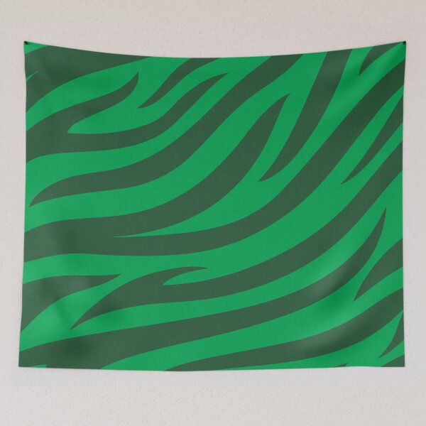 Item preview, Modern Graphic Zebra Print Pattern - Bright Green designed and sold by Frohyou.