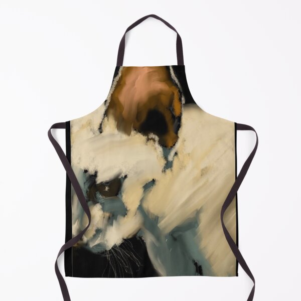 Item preview, Stray Cat II – Expressive White Cat Portrait Painting designed and sold by BuckaBaby.