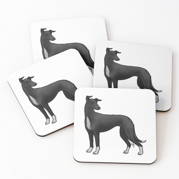 Item preview, Dog - Galgo Español - Black designed and sold by Jennifer Stolzer.