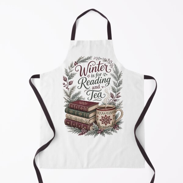 Item preview, Winter is for Reading and Tea - Cozy Bookworm designed and sold by Print Loft.
