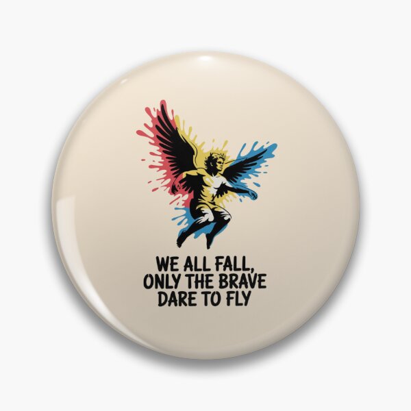 Item preview, Banksy - We all fall, only the brave dare to fly designed and sold by 123ks.