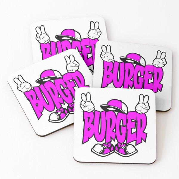 Item preview, Burger - FOOD Lettering Comic Words funny  designed and sold by NFTWords.
