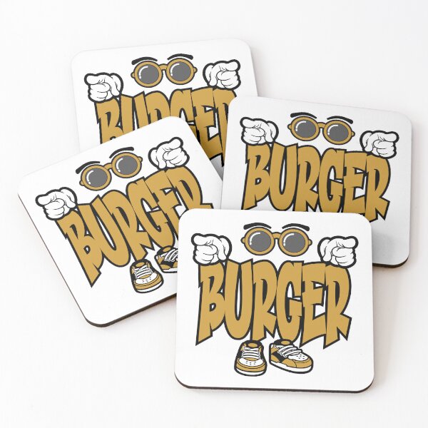Item preview, Burger - FOOD Words Character Bold Retro designed and sold by NFTWords.