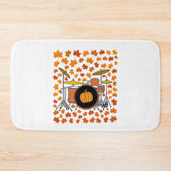 Item preview, Fall Drums With Leaves, Drummer Musician Autumn designed and sold by doodlerob.