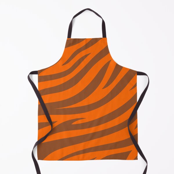 Item preview, Modern Graphic Zebra Print Pattern - Bright Orange designed and sold by Frohyou.