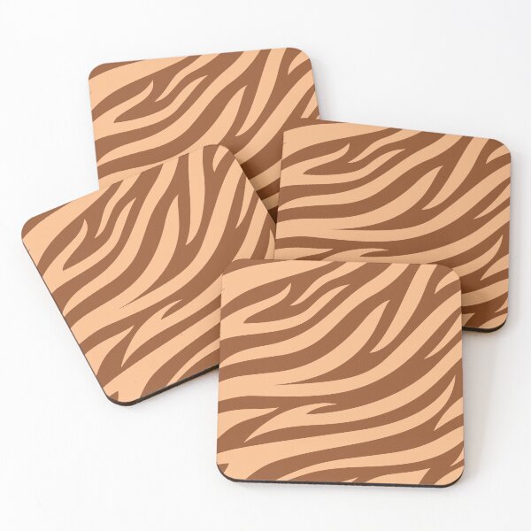 Item preview, Modern Graphic Zebra Print Pattern - Dark Orange designed and sold by Frohyou.