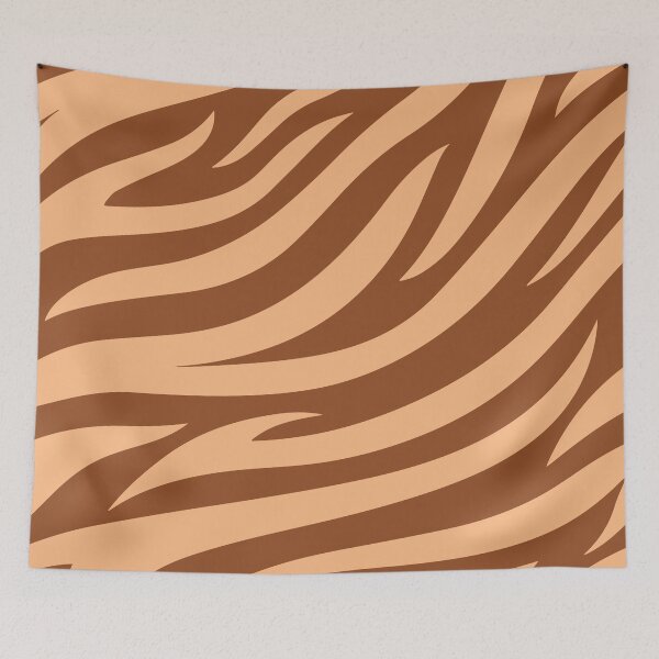 Item preview, Modern Graphic Zebra Print Pattern - Dark Orange designed and sold by Frohyou.