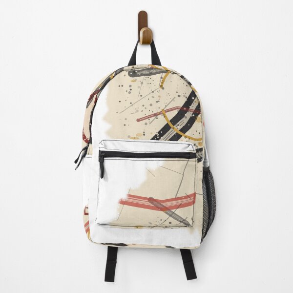 Item preview, Sumi Ember – Hand-Painted Ink and Vermilion Abstract designed and sold by FineDesignARCH.