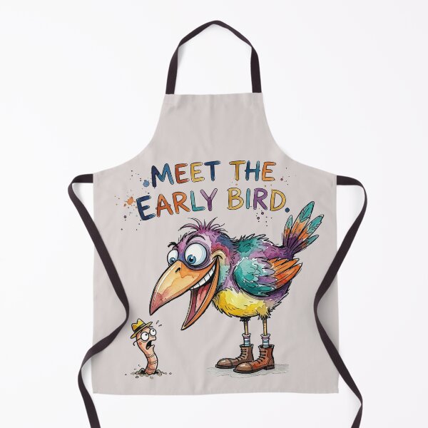 Item preview, Meet The Early Bird Catches The Worm Cartoon designed and sold by chriswo-design.