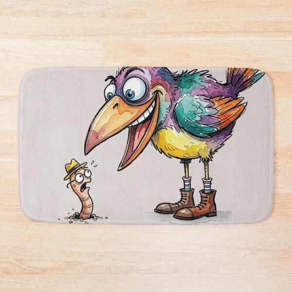Item preview, Meet The Early Bird Catches The Worm Cartoon designed and sold by chriswo-design.