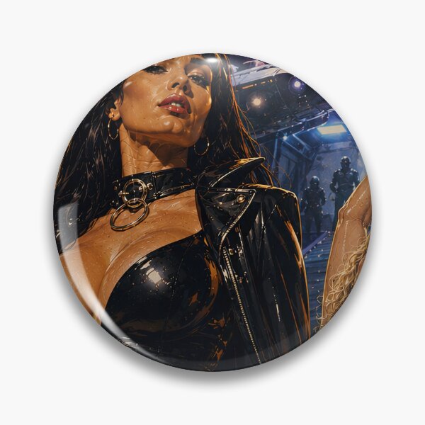 Item preview, Intergalactic Slave Trader Xira Retro Sci-Fi Art designed and sold by obstinator.