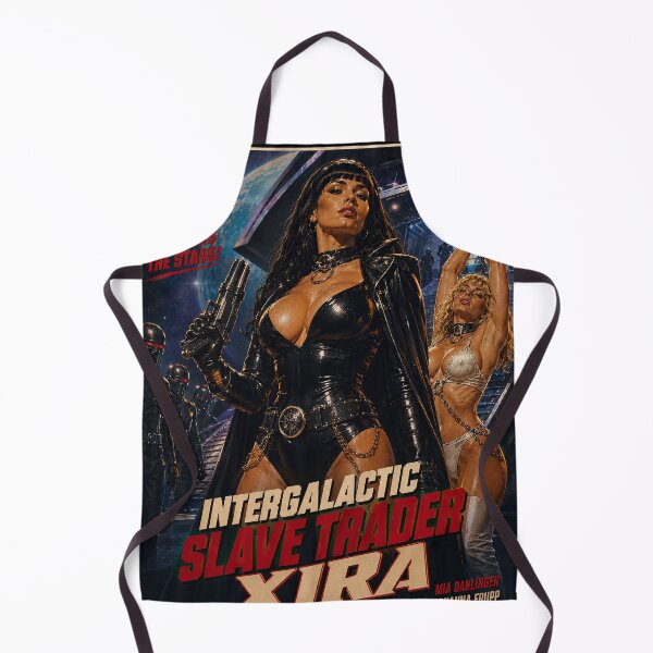 Item preview, Intergalactic Slave Trader Xira Retro Sci-Fi Art designed and sold by obstinator.