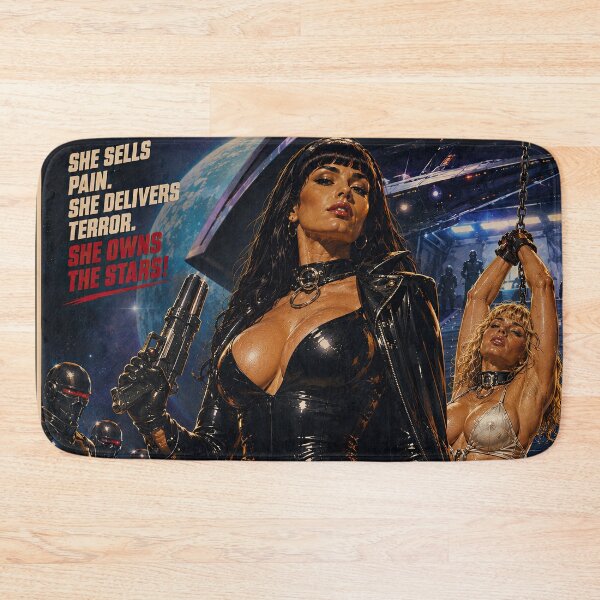 Item preview, Intergalactic Slave Trader Xira Retro Sci-Fi Art designed and sold by obstinator.