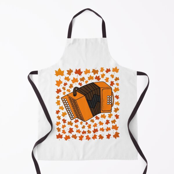 Item preview, Fall Accordion With Leaves, Accordionist Folk Musician Autumn designed and sold by doodlerob.