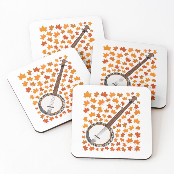 Item preview, Fall Banjo With Leaves, Banjoist Folk Musician Autumn designed and sold by doodlerob.