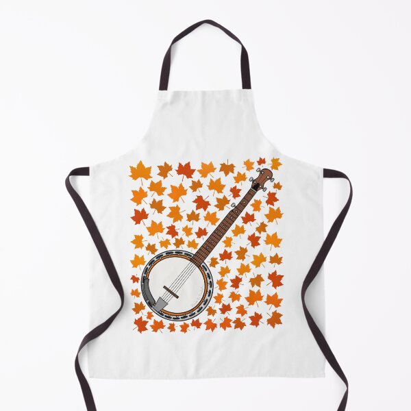 Item preview, Fall Banjo With Leaves, Banjoist Folk Musician Autumn designed and sold by doodlerob.