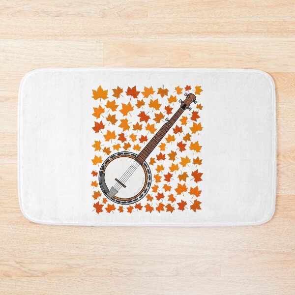 Item preview, Fall Banjo With Leaves, Banjoist Folk Musician Autumn designed and sold by doodlerob.