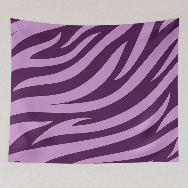 Item preview, Modern Graphic Zebra Print Pattern - Dark Purple designed and sold by Frohyou.