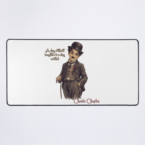 Item preview, Charlie Chaplin Vintage Graphic Art - Iconic Movie Quote Poster designed and sold by KaBaRen.