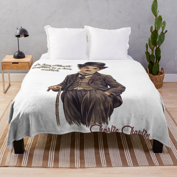 Item preview, Charlie Chaplin Vintage Graphic Art - Iconic Movie Quote Poster designed and sold by KaBaRen.