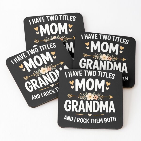 Item preview, I Have Two Titles Mom And Grandma Funny Mother'S Day designed and sold by BridgettGeor.
