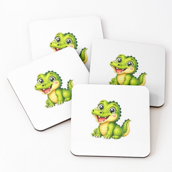 Item preview, Alligator Kawaii Cute Cartoon  designed and sold by BackgroundND.