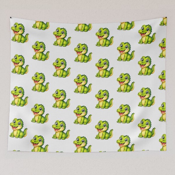 Item preview, Alligator Kawaii Cute Cartoon  designed and sold by BackgroundND.