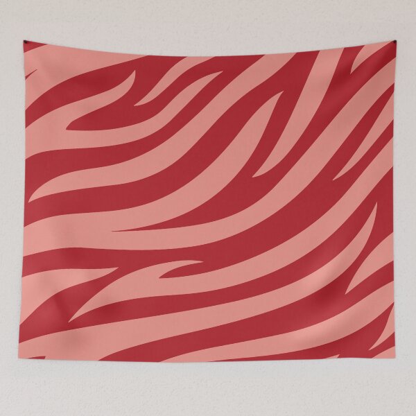 Item preview, Modern Graphic Zebra Print Pattern - Dark Red designed and sold by Frohyou.