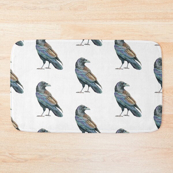 Item preview, Iridescent Watercolor Raven designed and sold by Roy & Tiffany.
