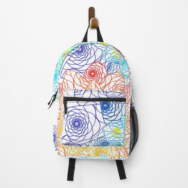 Item preview, Blue and Red Spring Flowers Illustration designed and sold by Hena Tayeb.