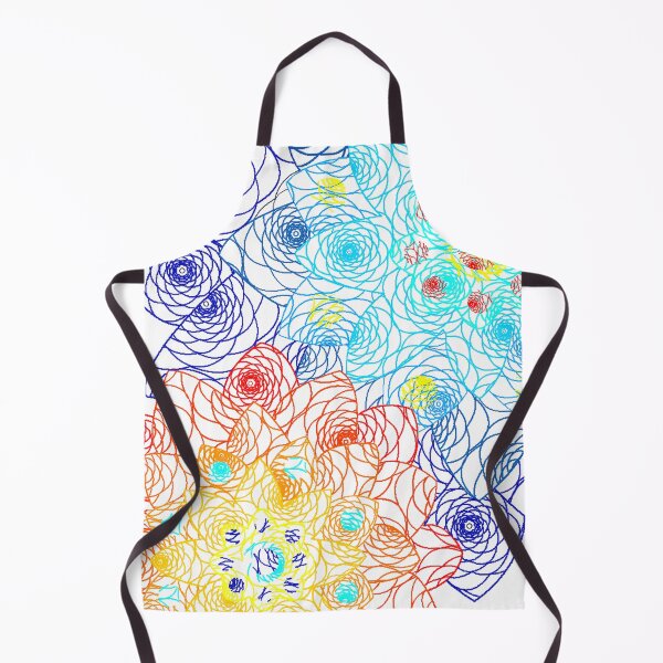 Artikelvorschau, Illustration blauer und roter Frühlingsblumen entworfen und verkauft von Hena Tayeb.