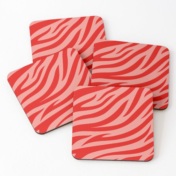 Item preview, Modern Graphic Zebra Print Pattern - Light Red designed and sold by Frohyou.