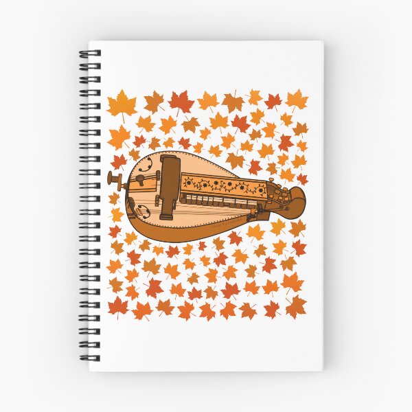 Item preview, Fall Hurdy Gurdy With Leaves, Folk Musician Autumn designed and sold by doodlerob.