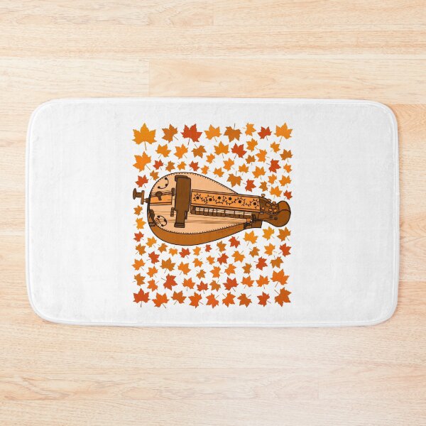 Item preview, Fall Hurdy Gurdy With Leaves, Folk Musician Autumn designed and sold by doodlerob.