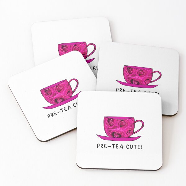 Item preview, Pretty  Pink Floral Cup Of Tea Pun designed and sold by Sartoris Art.