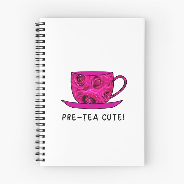 Item preview, Pretty  Pink Floral Cup Of Tea Pun designed and sold by Sartoris Art.