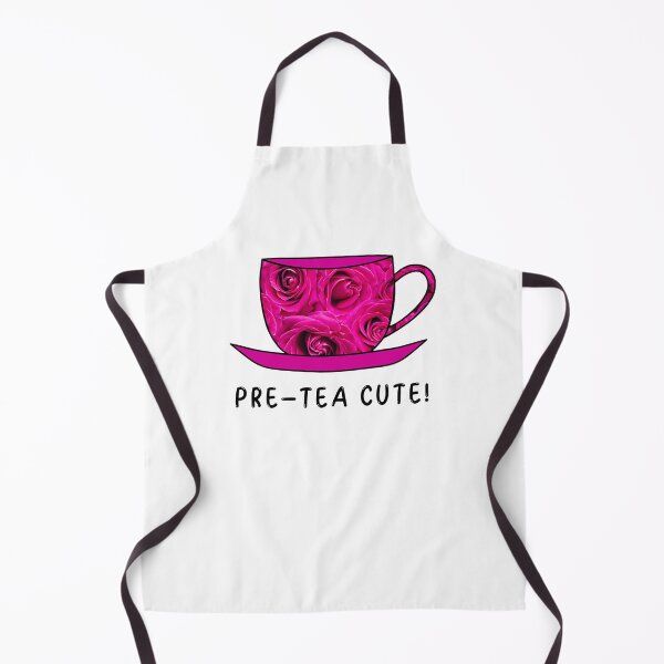 Item preview, Pretty Pink Floral Cup Of Tea Pun designed and sold by Sartoris Art.