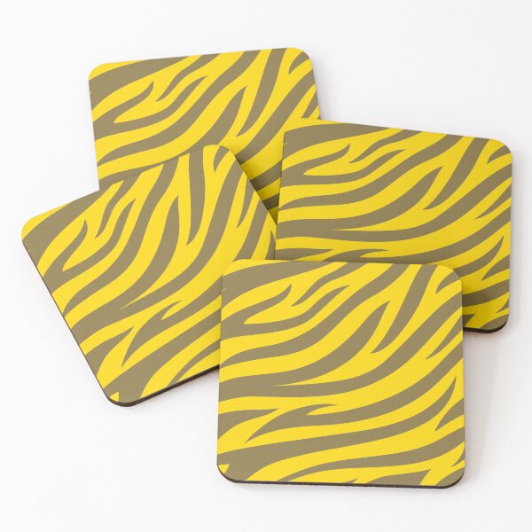 Item preview, Modern Graphic Zebra Print Pattern - Bright Yellow designed and sold by Frohyou.