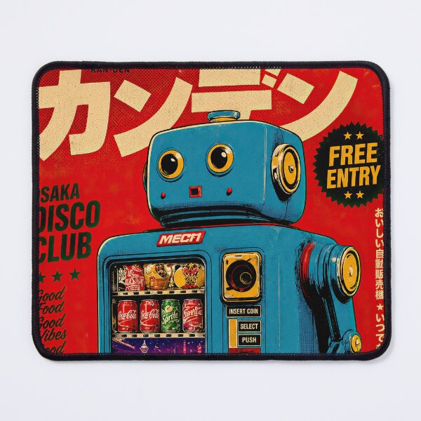 Item preview, Osaka Disco Club Retro Japanese Robot Art designed and sold by obstinator.