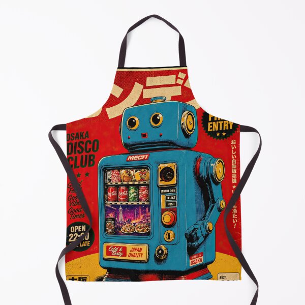 Item preview, Osaka Disco Club Retro Japanese Robot Art designed and sold by obstinator.